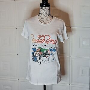 NWOT Beach Boys White Tshirt Small